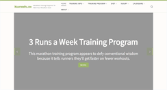 Desktop Screenshot of marathon-training-program.com